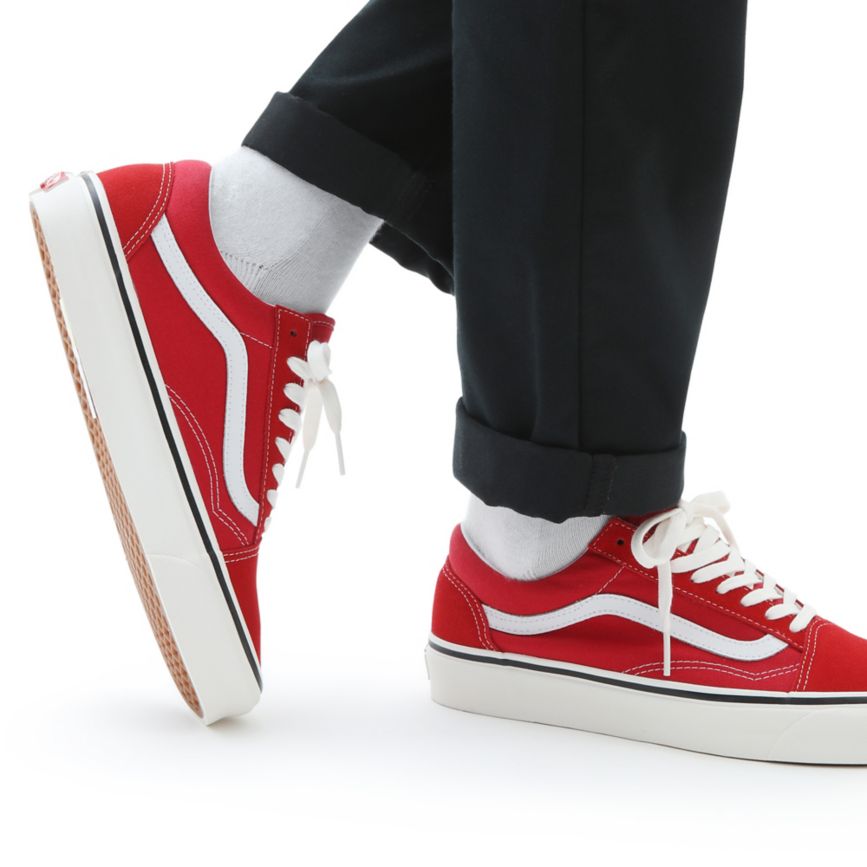 Vans Anaheim Factory Old Skool 36 DX Topanky Červené | VN320B7ED28