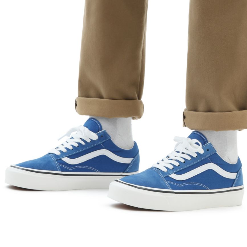 Vans Anaheim Factory Old Skool 36 DX Topanky Modre | VN740Y7WK08