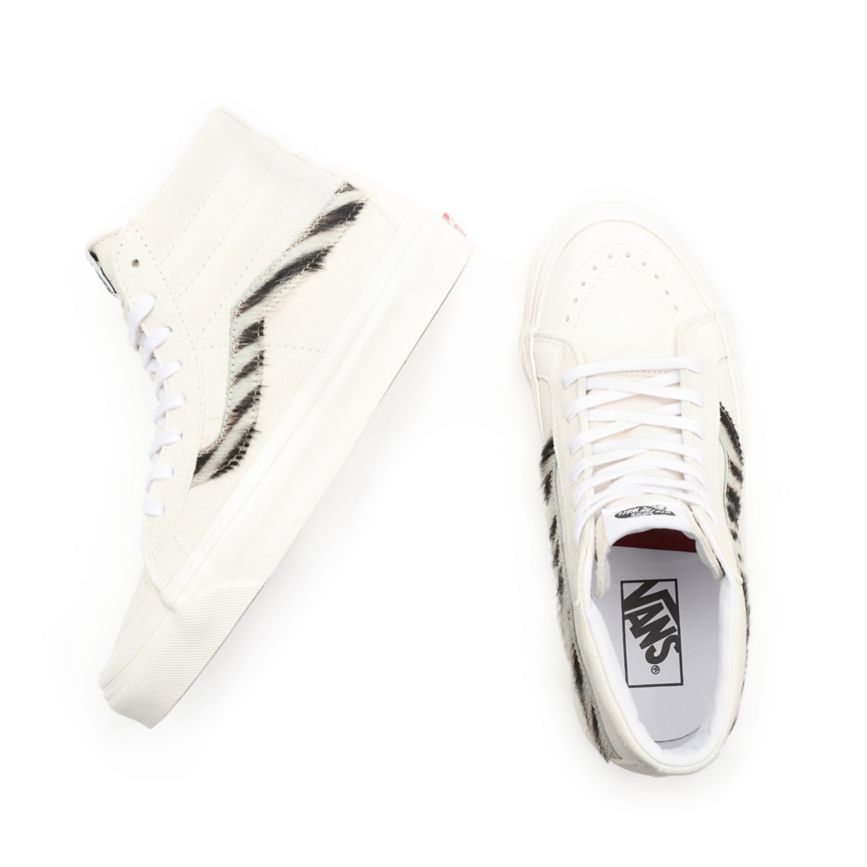 Vans Anaheim Factory SK8-Hi 38 DX Topanky Biele | VN318I2ME72