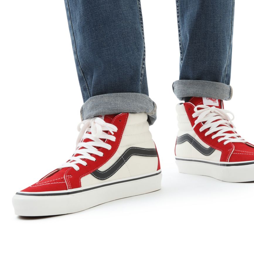 Vans Anaheim Factory SK8-Hi 38 DX Topanky Červené | VN883F9TE75