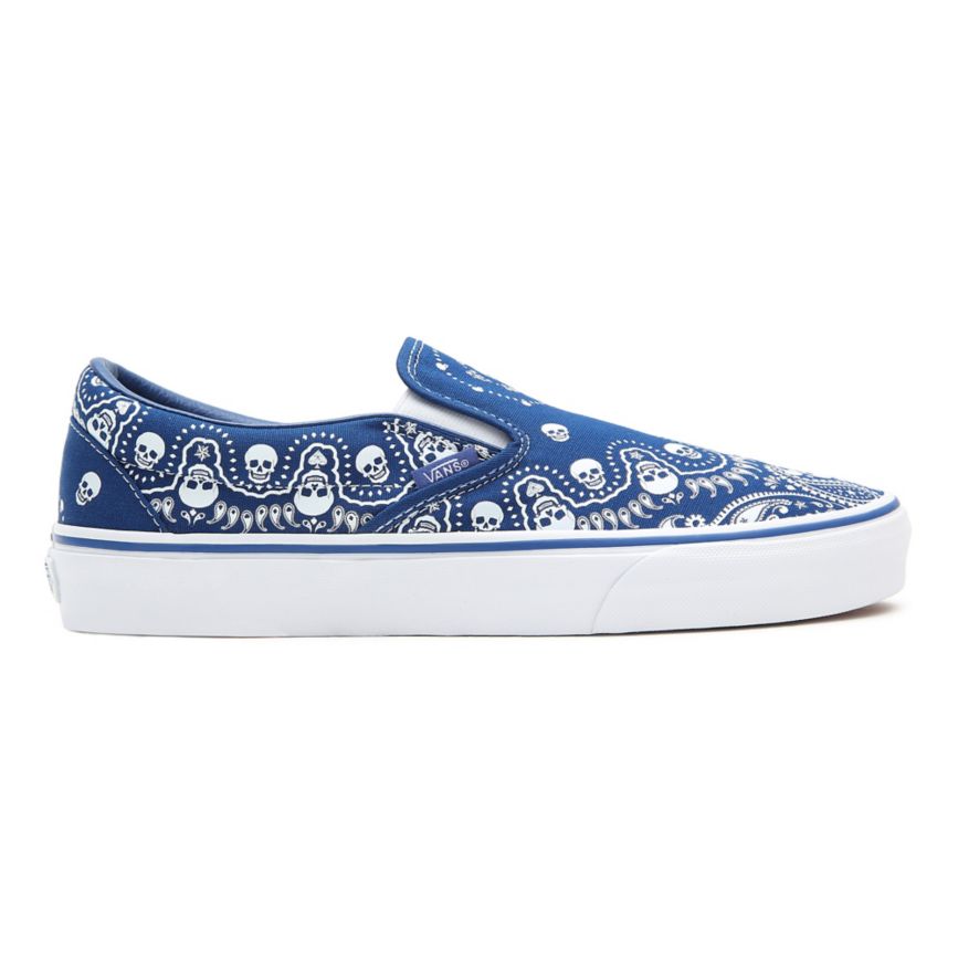 Vans Bandana Klasické Slip-On Topanky Modre | VN966B6UW73