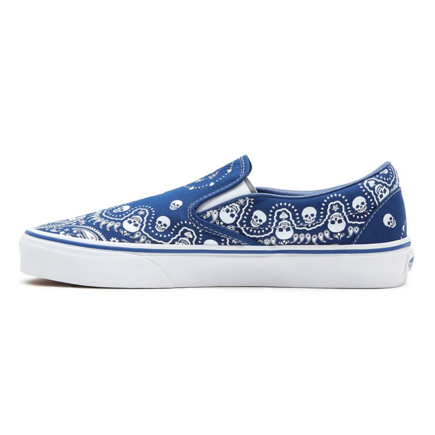 Vans Bandana Klasické Slip-On Topanky Modre | VN966B6UW73