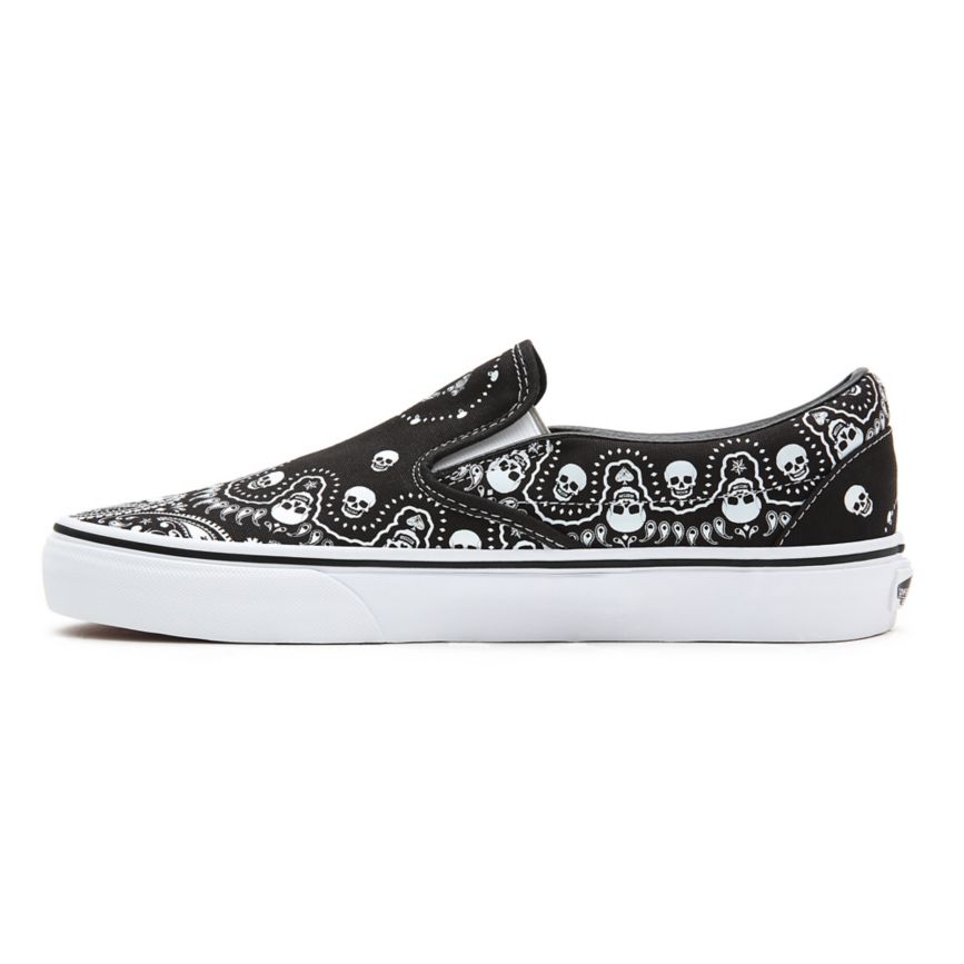 Vans Bandana Klasické Slip-On Topanky Čierne | VN054P7GS10