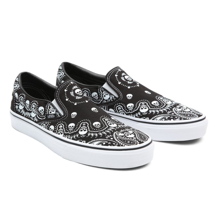 Vans Bandana Klasické Slip-On Topanky Čierne | VN054P7GS10