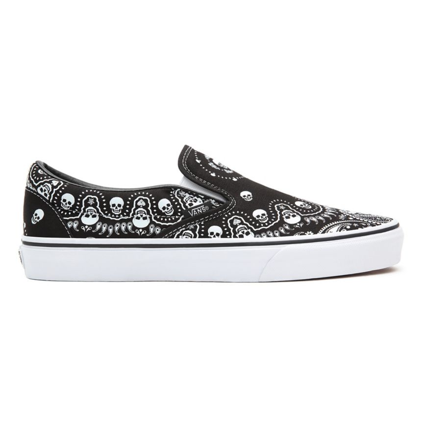 Vans Bandana Klasické Slip-On Topanky Čierne | VN687S9BK08