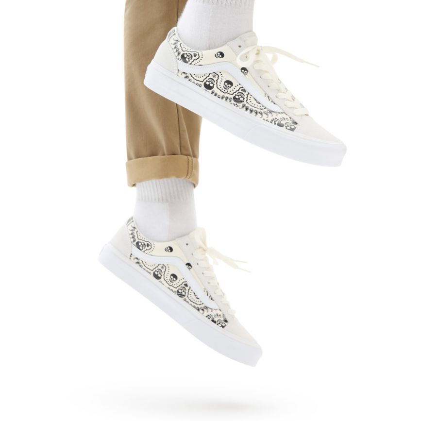 Vans Bandana Štýl 36 Topanky Biele | VN259O4YX66