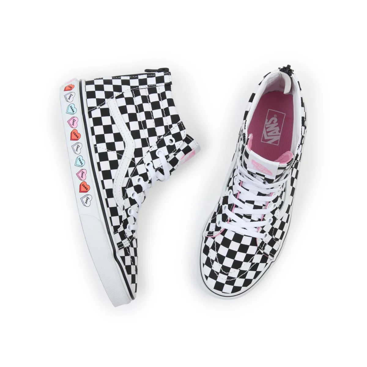 Vans Candy Hearts SK8-Hi Zip Topanky Čierne | VN415R5JS98