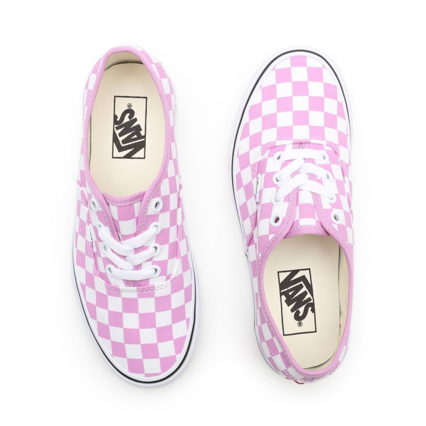 Vans Checkerboard Authentic Topanky Ruzove | VN045Q0AY74