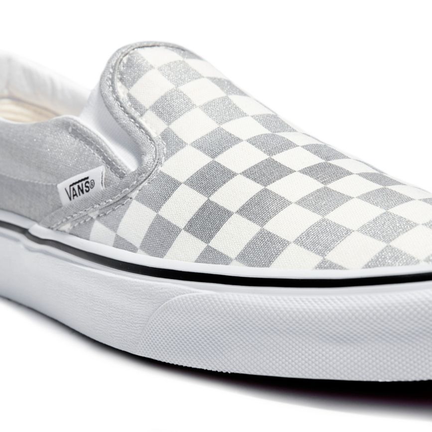 Vans Checkerboard Klasické Slip-On Topanky Siva | VN031L2VC56
