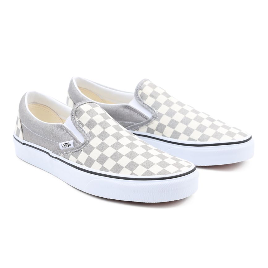 Vans Checkerboard Klasické Slip-On Topanky Siva | VN031L2VC56