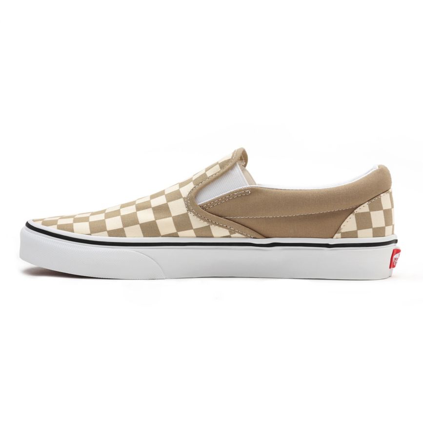 Vans Checkerboard Klasické Slip-On Topanky Béžové | VN389D8MS31