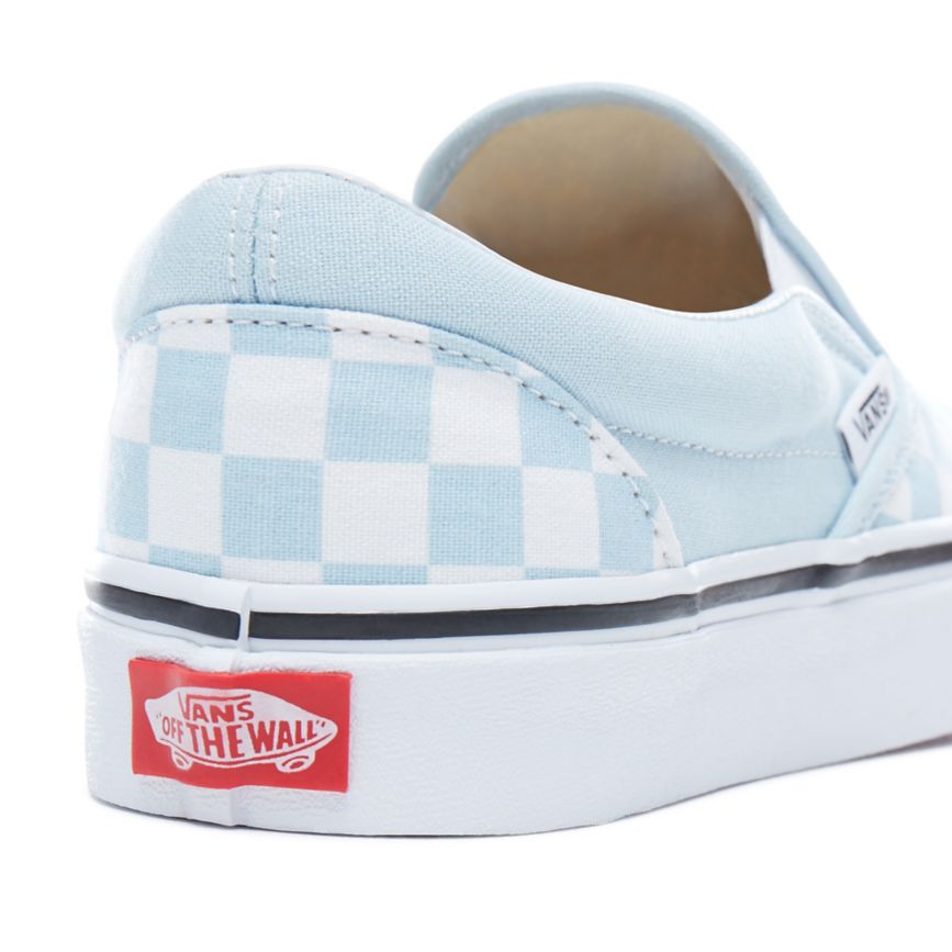 Vans Checkerboard Klasické Slip-On Topanky Modre | VN671J9JK42