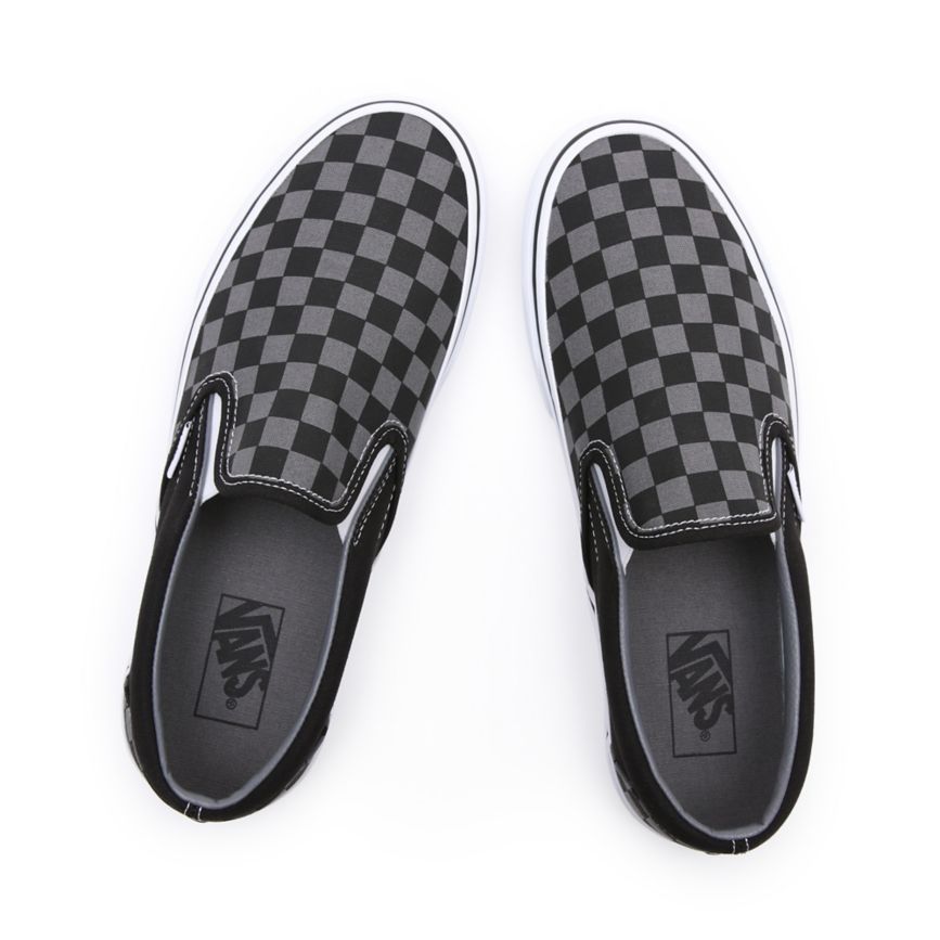 Vans Checkerboard Klasické Slip-On Topanky Čierne | VN949H2ZN35