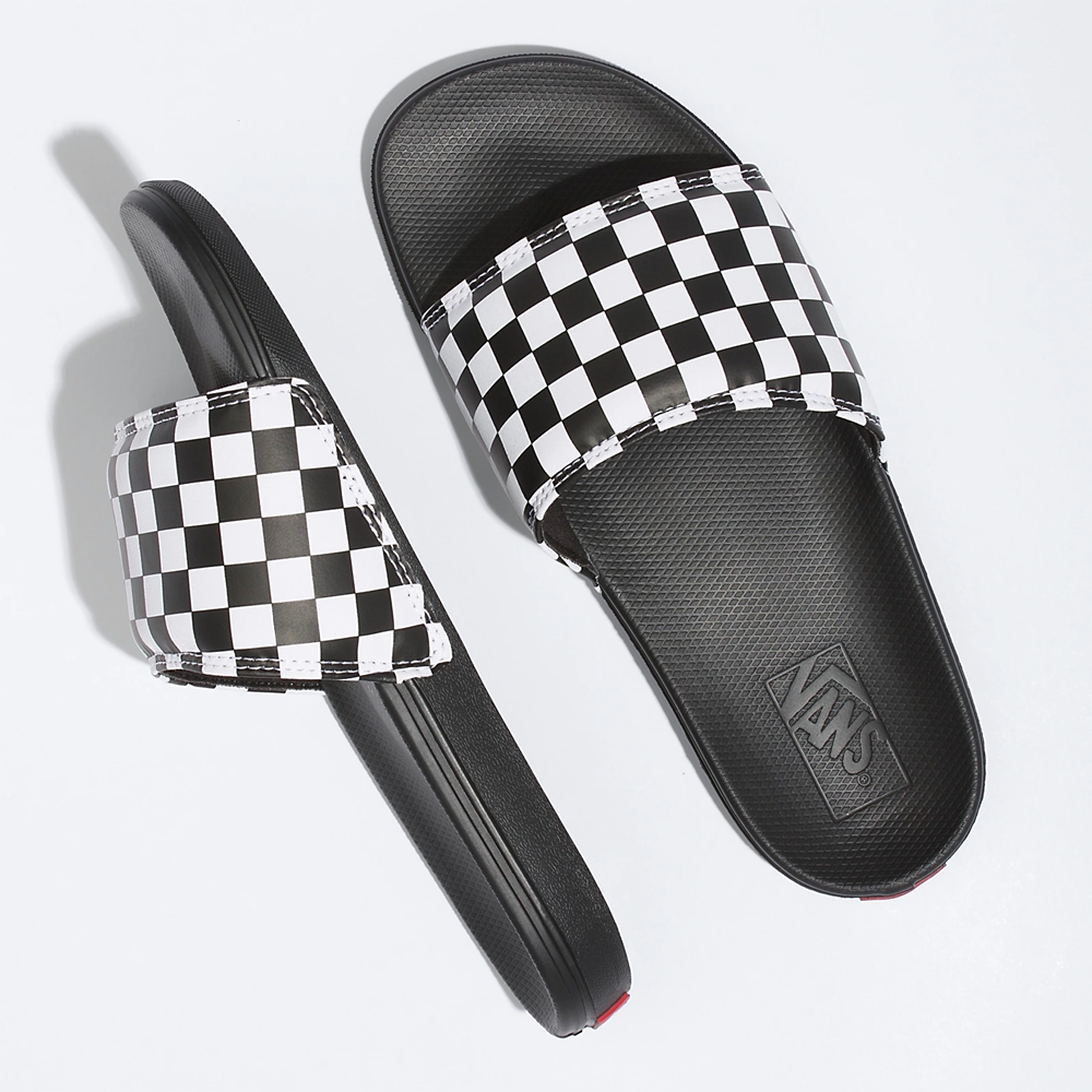 Vans Checkerboard La Costa Slapky-On Čierne | VN067L4HI62