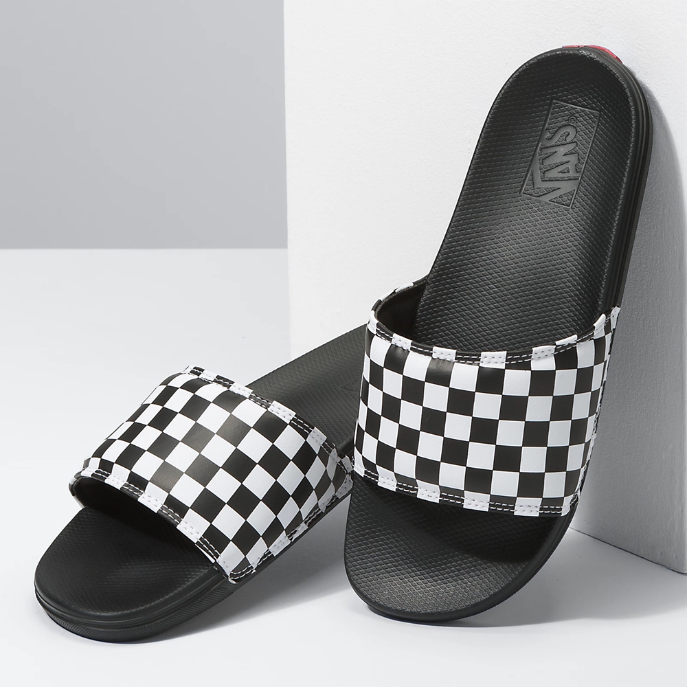 Vans Checkerboard La Costa Slapky-On Čierne | VN596N1TR26