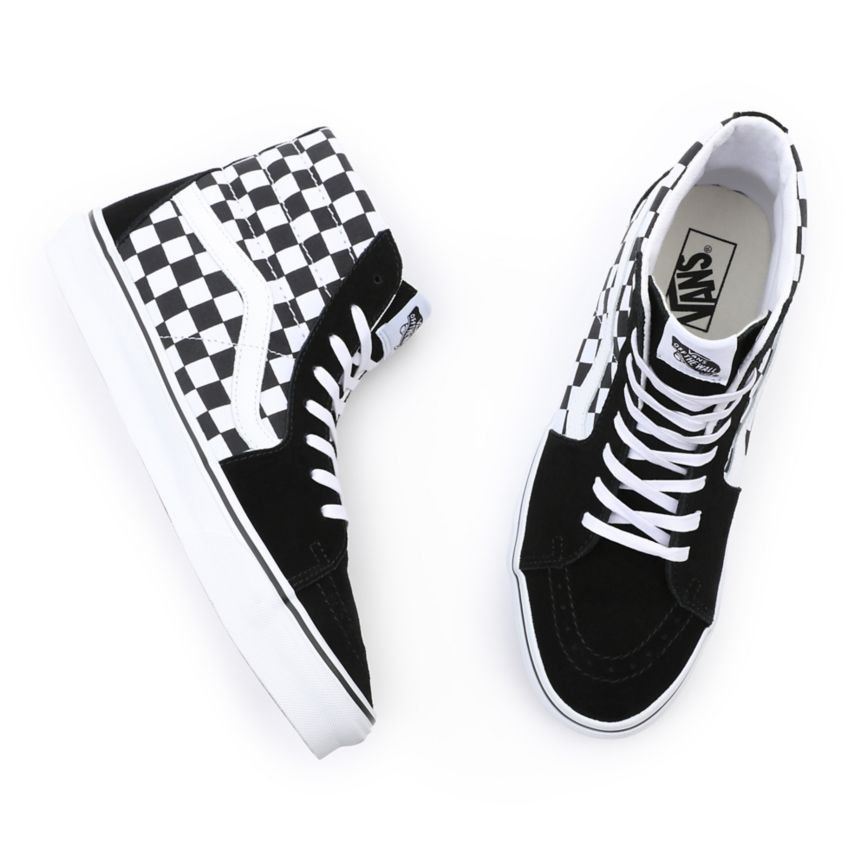 Vans Checkerboard SK8-Hi Topanky Čierne | VN583C0HO52