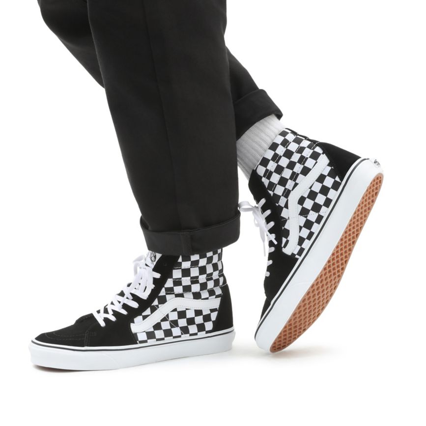 Vans Checkerboard SK8-Hi Topanky Čierne | VN583C0HO52