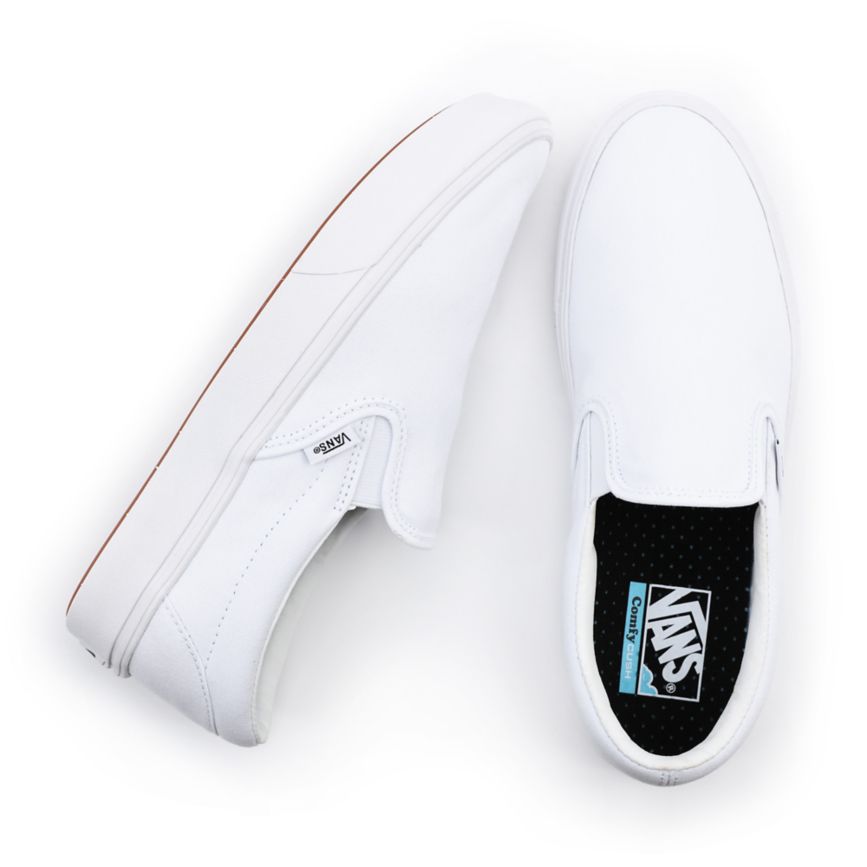 Vans Comfycush Slip-On Topanky Biele | VN222R1MU06