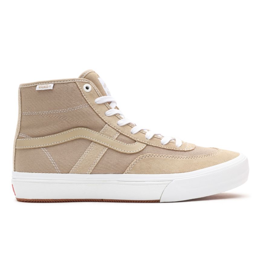 Vans Crockett High Pro Topanky Biele | VN019U5YN82