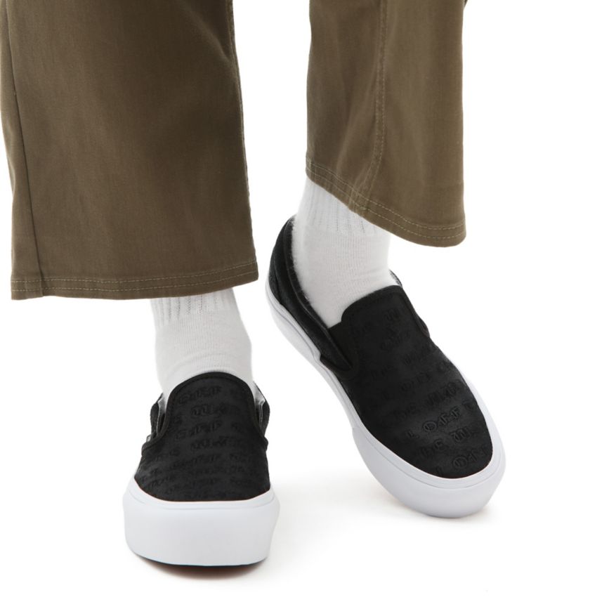 Vans Deboss OTW Klasické Slip-On Platforme Topanky Čierne | VN469J5CC33