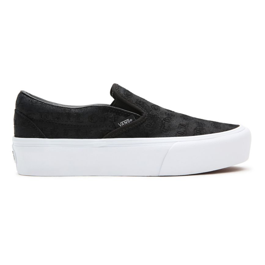 Vans Deboss OTW Klasické Slip-On Platforme Topanky Čierne | VN469J5CC33