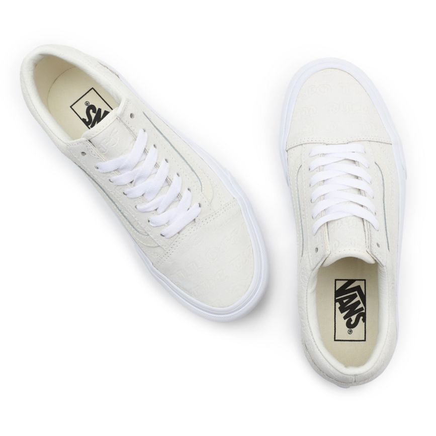 Vans Deboss Otw Old Skool Platforme Topanky Biele | VN386C0DQ72