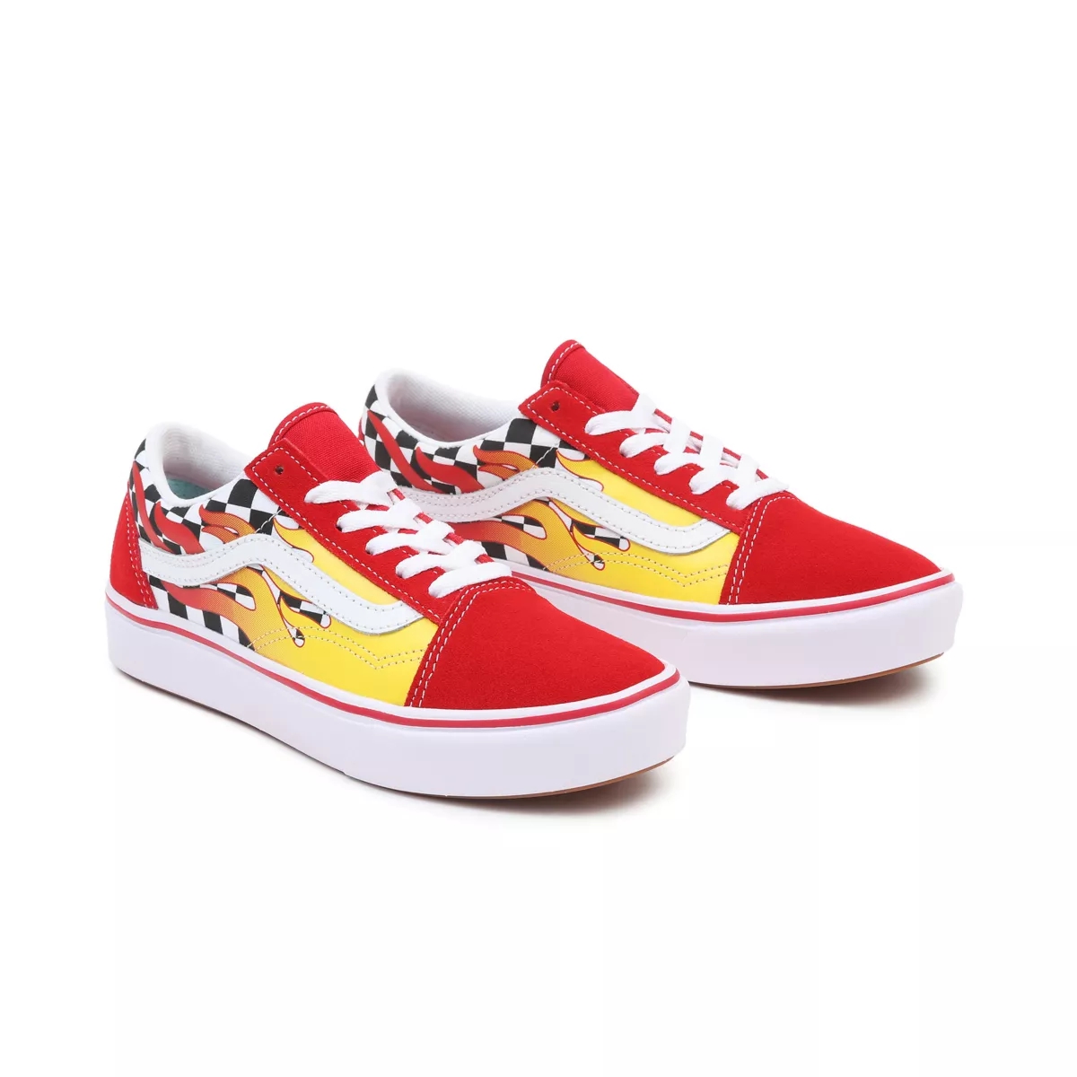 Vans Flame ComfyCush Old Skool Topanky Červené | VN619C7WQ66