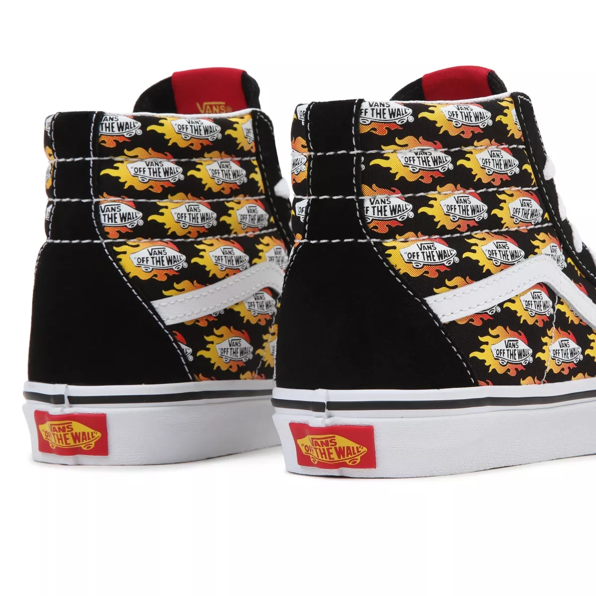 Vans Flame Logo Repeat Sk8-Hi Topanky Čierne | VN268Q3VB65