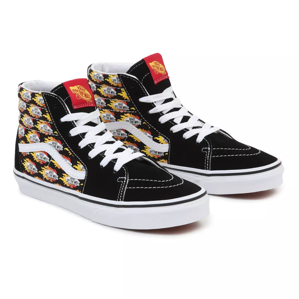 Vans Flame Logo Repeat Sk8-Hi Topanky Čierne | VN268Q3VB65