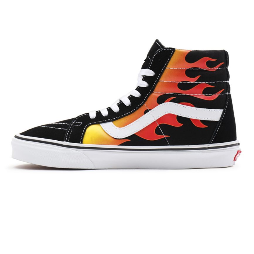 Vans Flame Sk8-Hi Reissue Topanky Čierne | VN726H0SZ61