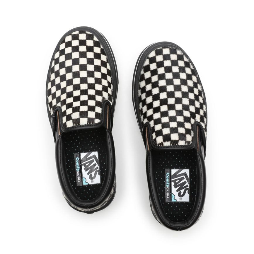 Vans Fury Super ComfyCush Slip-On Topanky Čierne | VN426D4NL95