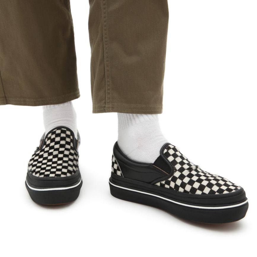 Vans Fury Super ComfyCush Slip-On Topanky Čierne | VN426D4NL95
