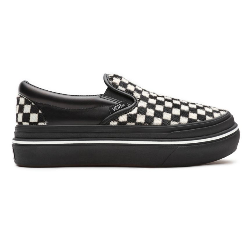 Vans Fury Super ComfyCush Slip-On Topanky Čierne | VN426D4NL95