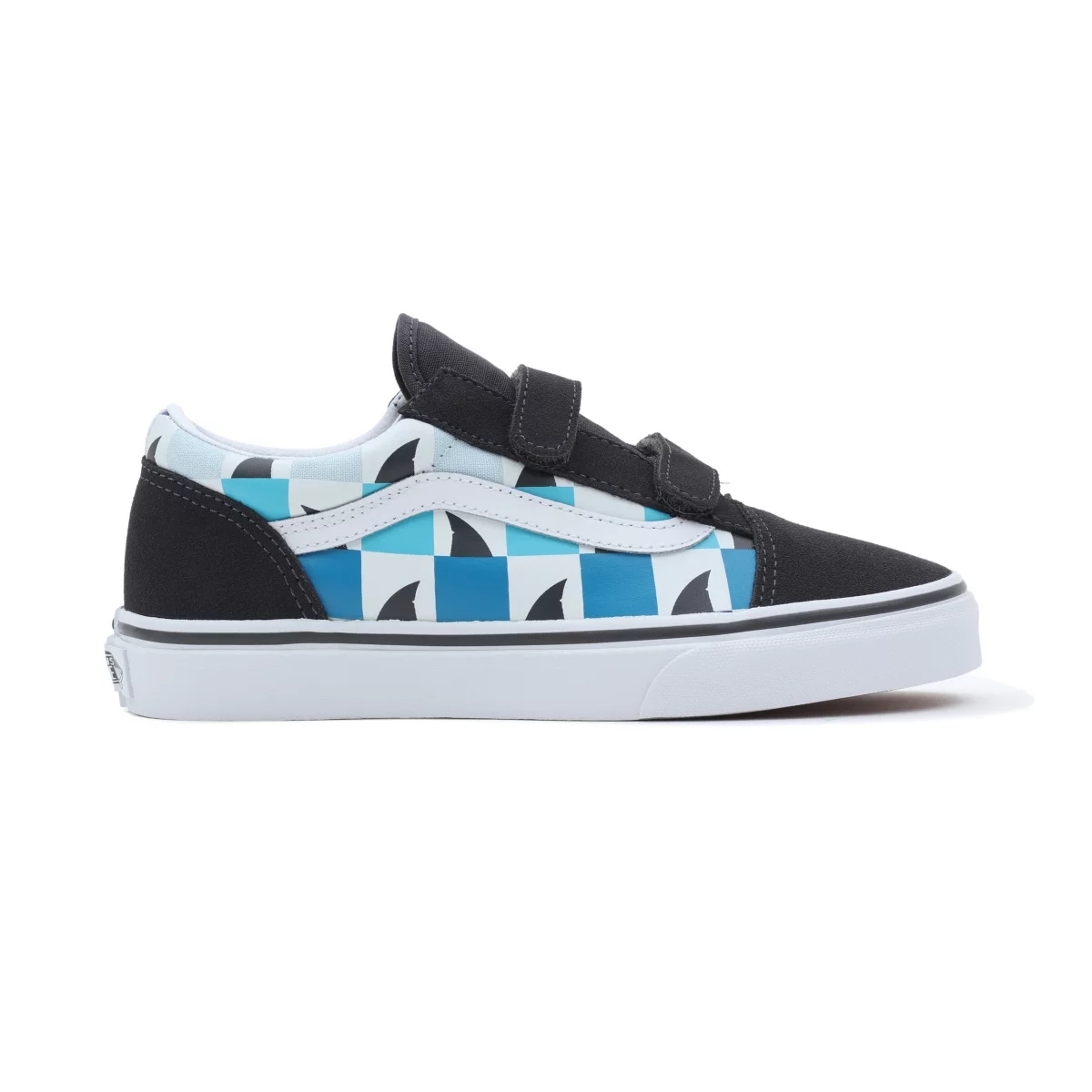 Vans Glow Checkerboard Sharks Old Skool Suchý Zips Topanky Čierne | VN963K2KC46