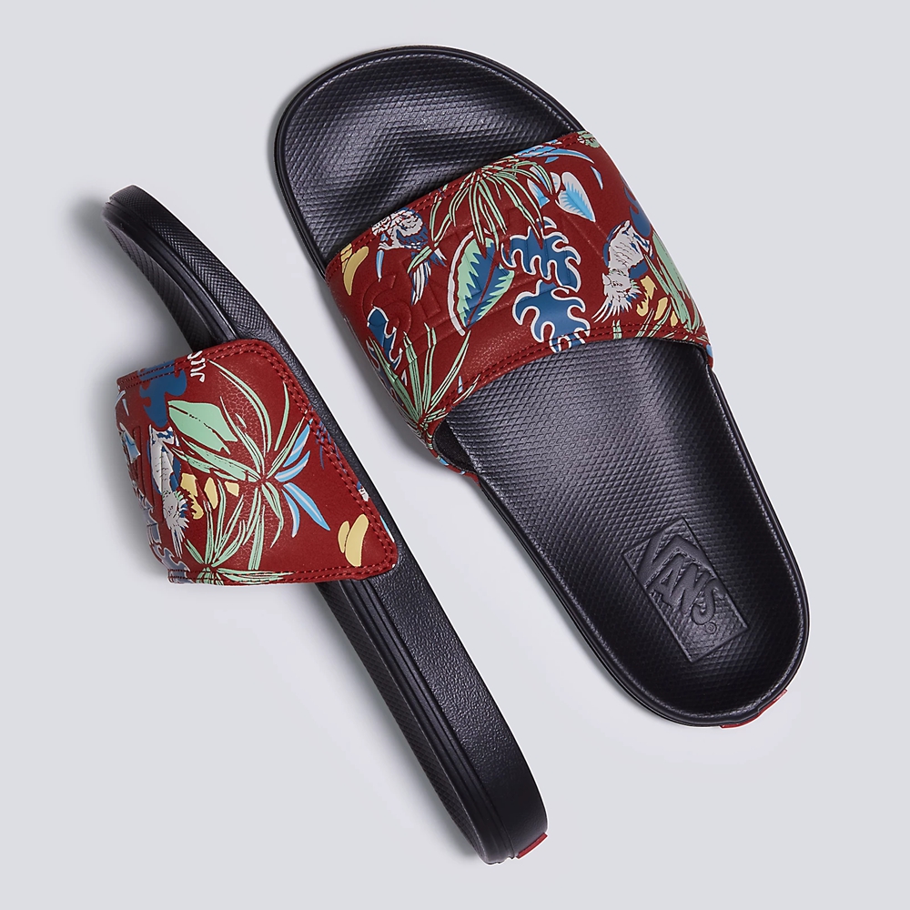 Vans Hawaiian Jungle La Costa Slapky-On Červené | VN049A8AV80