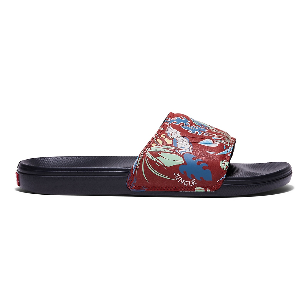 Vans Hawaiian Jungle La Costa Slapky-On Červené | VN049A8AV80