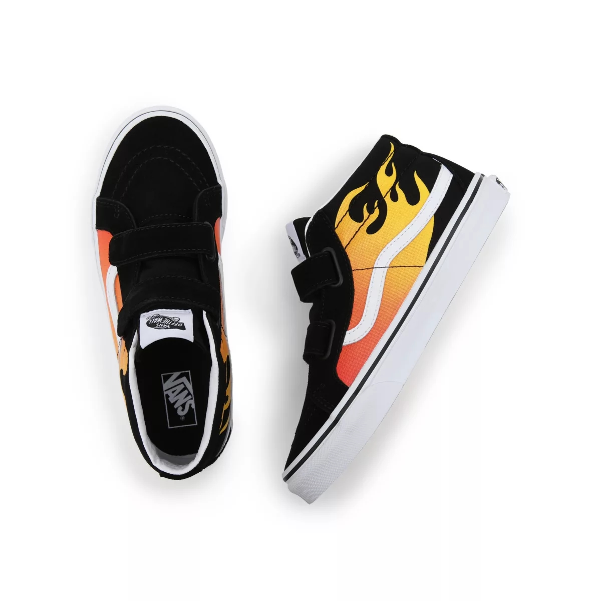 Vans Hot Flame Sk8-Stredne Reissue Suchý Zips Topanky Čierne | VN533Q9OF94