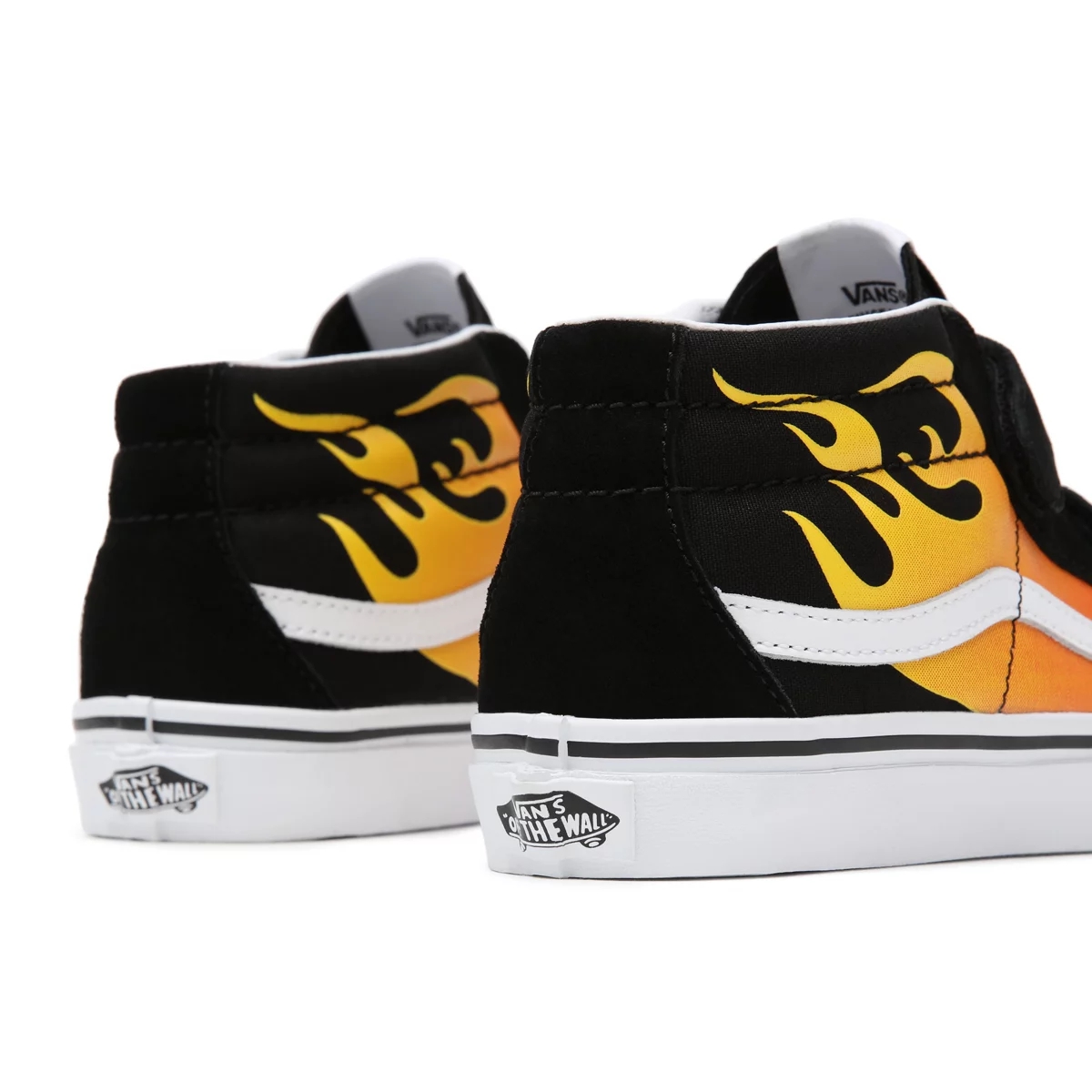 Vans Hot Flame Sk8-Stredne Reissue Suchý Zips Topanky Čierne | VN533Q9OF94