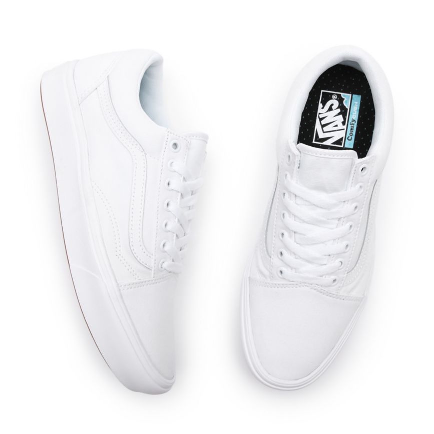 Vans Klasické ComfyCush Old Skool Topanky Biele | VN209K9ZL95