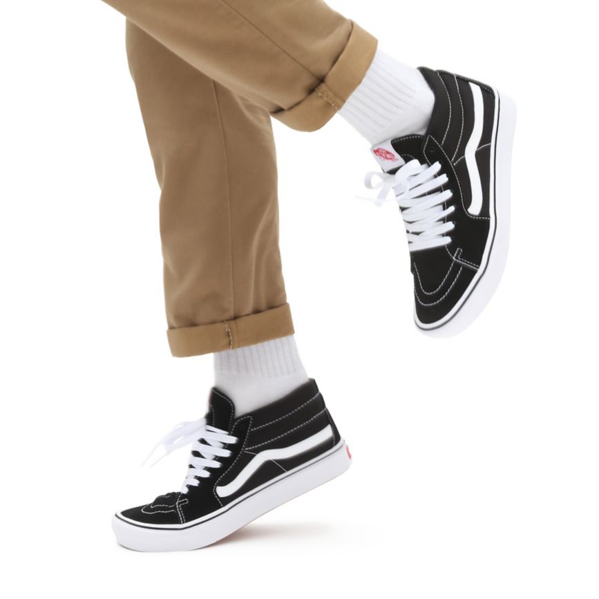Vans Klasické ComfyCush Sk8-Stredne Topanky Čierne | VN235X3EA90