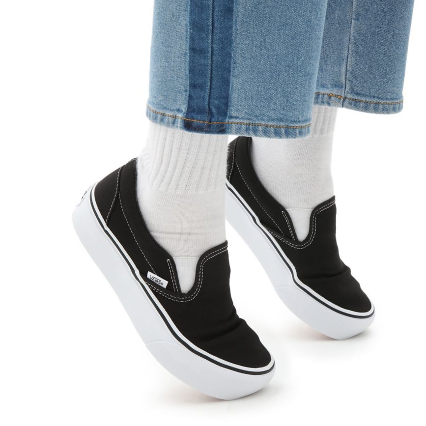 Vans Klasické Slip-On Platforme Topanky Čierne | VN622U9LS97