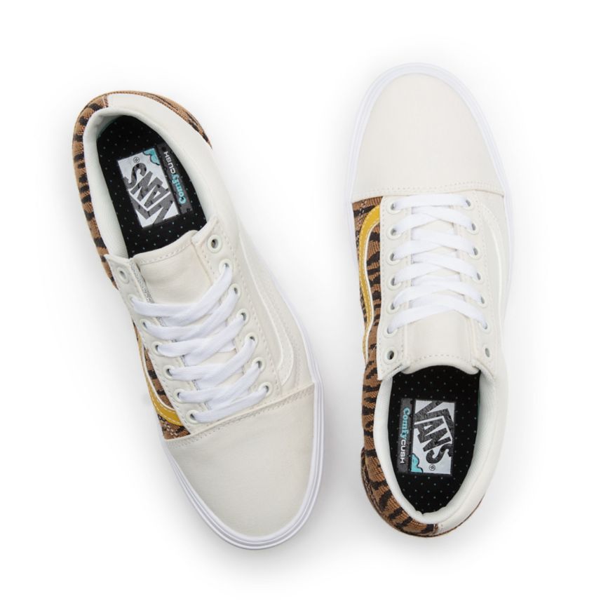 Vans Le Tigre ComfyCush Old Skool Topanky Biele | VN379U9DD51