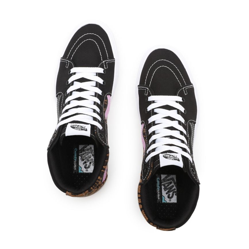 Vans Le Tigre ComfyCush SK8-Hi Topanky Čierne | VN294B4LQ72