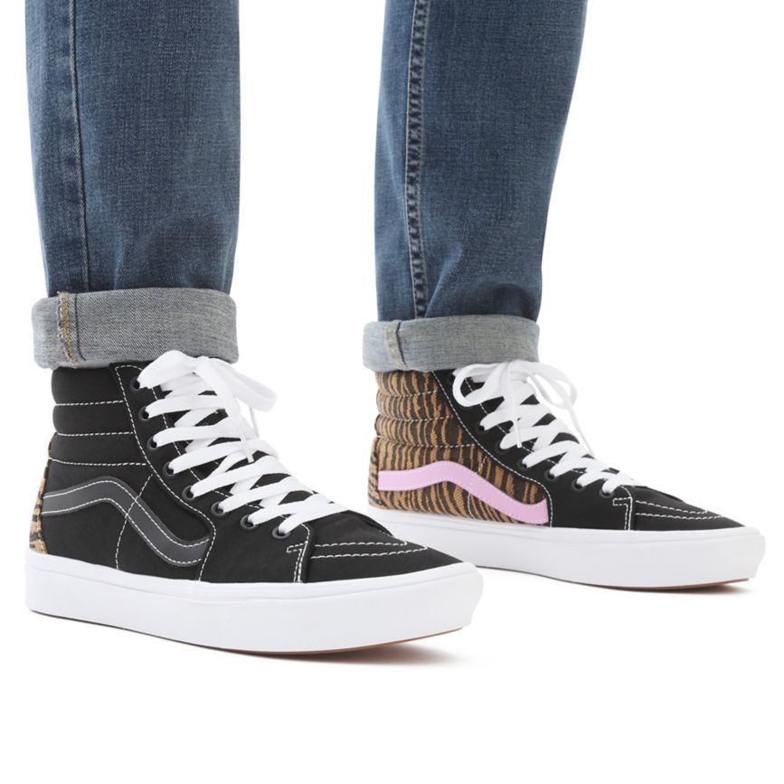 Vans Le Tigre ComfyCush SK8-Hi Topanky Čierne | VN294B4LQ72