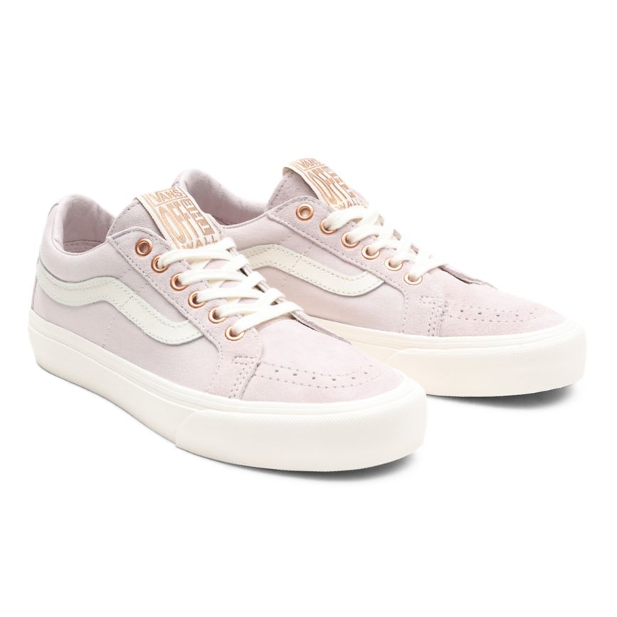 Vans Metallic Stitch SK8-Low Reissue SF Topanky Ruzove | VN669B9QT74