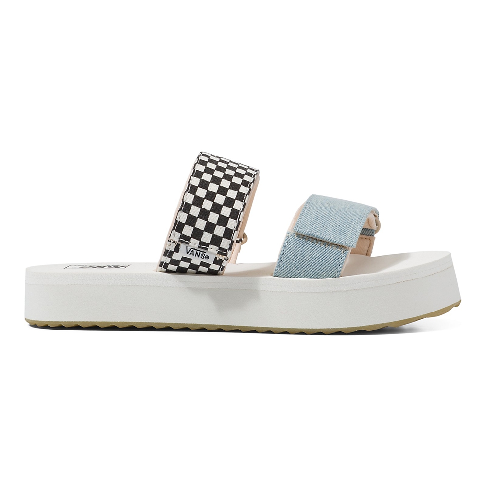 Vans Mix Match Cayucas Slapky Mega Platforme Biele | VN584E0NB11