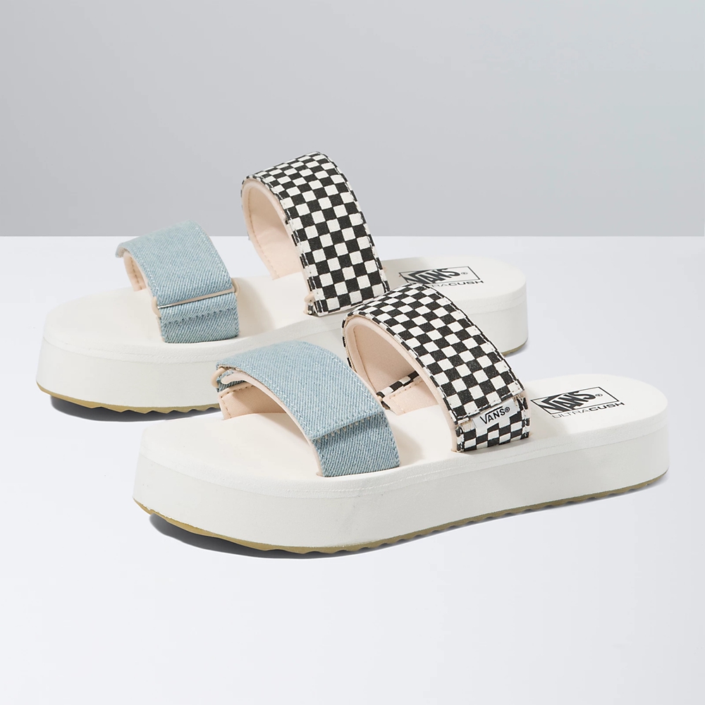 Vans Mix Match Cayucas Slapky Mega Platforme Biele | VN584E0NB11