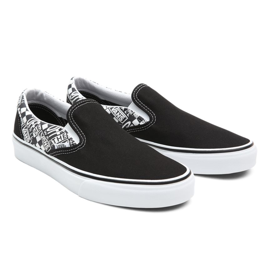 Vans Off The Wall Klasické Slip-On Topanky Čierne | VN143U9JJ40