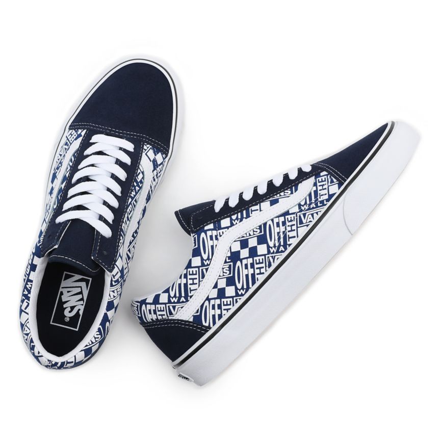 Vans Off The Wall Old Skool Topanky Modre | VN011Y3PP69