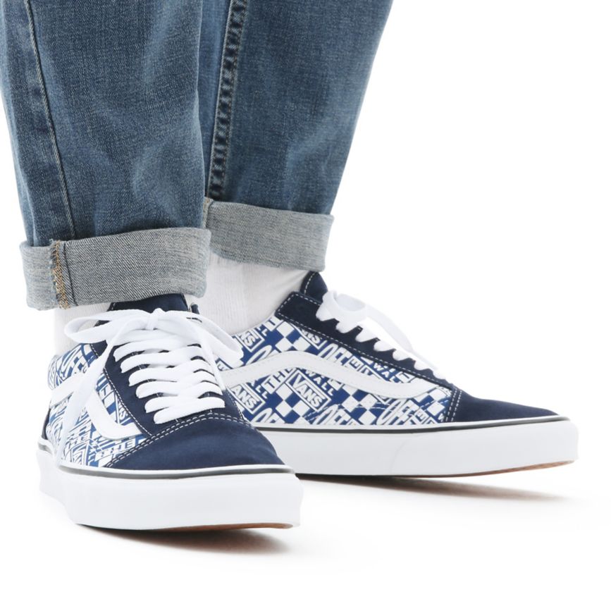 Vans Off The Wall Old Skool Topanky Modre | VN011Y3PP69